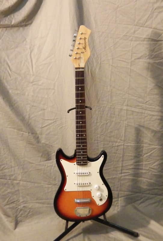 Vintage Harmony 02815 Electric Guitar (Late 70s, 3-Tone Sunburst) image 1