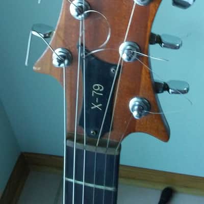 Guild X-79 Skyhawk 1980s: sweet neck, pickups and player.  Asymmetrical alien love gun w. brass nut! image 4