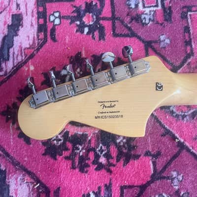 Squier Vintage Modified Bass VI 2015 - Golden. image 6