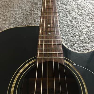 Immagine Fender La Brea California Series Black Rare Vintage Acoustic Electric Guitar - 7