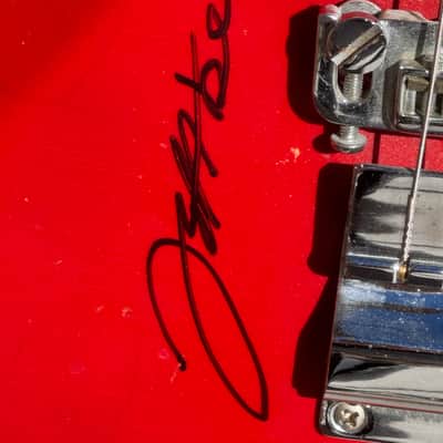 Jeff Beck signed Gibson Melody Maker D fire engine red - Groovy! ✌️ image 5