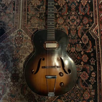 1947-1955 Harmony H-51 Archtop Electric Guitar W/ Gibson P13