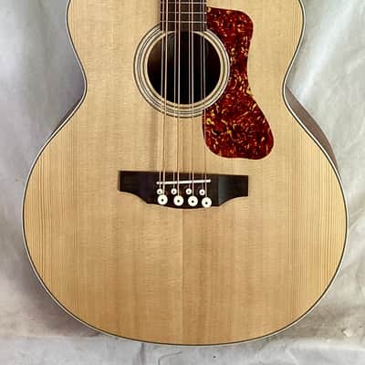 8 string Bass conversion of Guild B-240E acoustic/electric bass guitar image 1