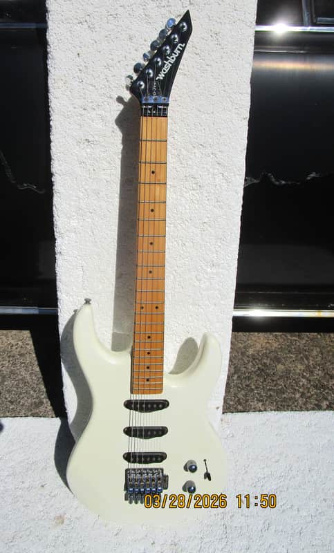 Washburn G-3V Strat Style Guitar, 1986, Japan, Pat. Floyd Rose, Gig Bag image 1