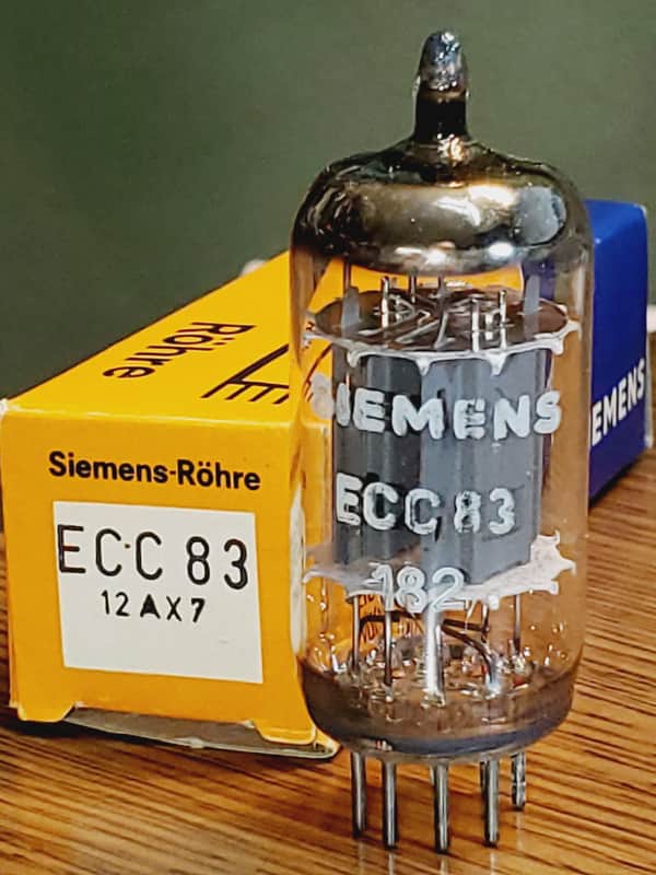 12AX7 Siemens NOS/NIB Smooth Plate MaxiPreamp2/TV7 Tested (1)Tube Lot image 1