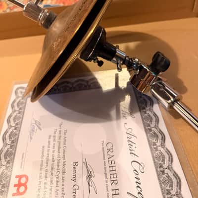 Meinl 8" Artist Concept Benny Greb Crasher Hi-Hat Cymbals (Pair) 2018 - Present - Traditional image 2