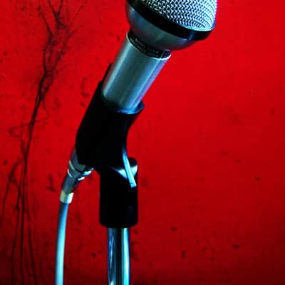 Vintage 1970's Shure 533SB dynamic microphone Low Z Satin Chrome w accessories SM58 image 5
