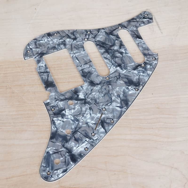 Tokai HSS Pickguard Grey Pearloid Music Man Style image 1