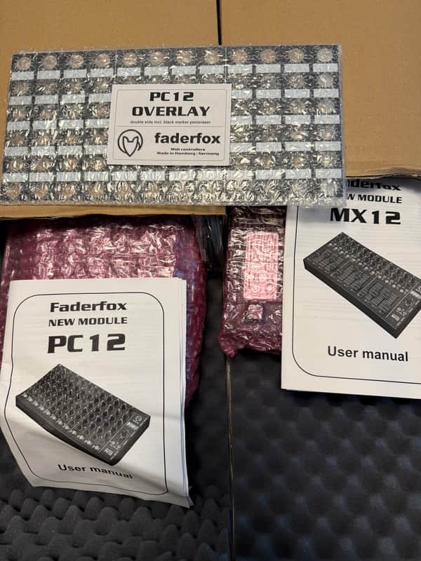 Brand New Faderfox PC12 and MX12 MIDI Controllers image 1