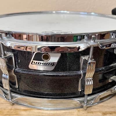 Ludwig LM404 Acrolite 5x14 Snare Drum – Black Galaxy – Black/White Badge – USA image 5