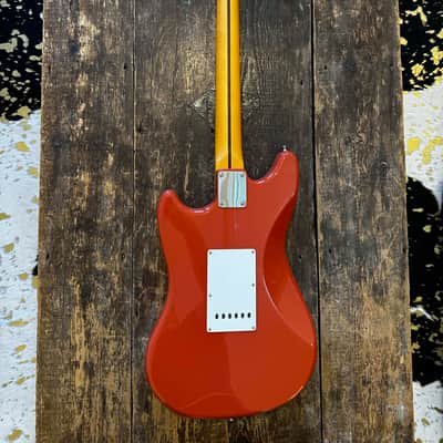 Fender Japan Limited Edition MIJ Cyclone Fiesta Red w/ Docs MIJ image 15