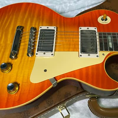 NEW! Gibson Custom 1960 Les Paul Standard Reissue VOS - Tangerine Burst - Authorized Dealer - Only 8.35 lbs - G07603 image 4