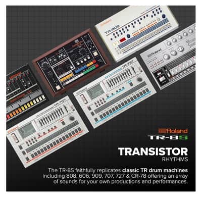 Roland TR-8S AIRA Rhythm Performer with Sample Playback 2018 - Present - Black image 6