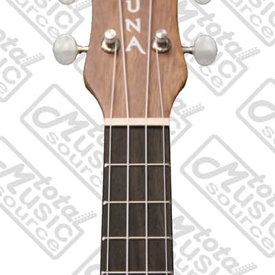 Luna Mahogany Series Maluhia Peace Acoustic-Electric Concert Ukulele, UKE MALU EL image 5