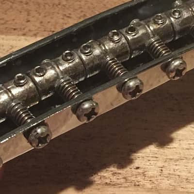 Custom Aged 6 Adjustable Saddle Rocker Bridge For Fender Jaguar Jazzmaster Relic Chrome Mustang Guitar image 4