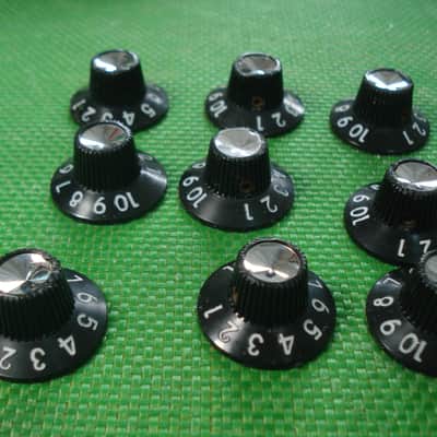 9 Vintage 1960's-1970's Fender Snowman 8 Knobs image 7