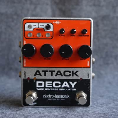 Electro-Harmonix Attack Decay Reverse Tape Simulator 2019 - Present - Orange / Black image 1