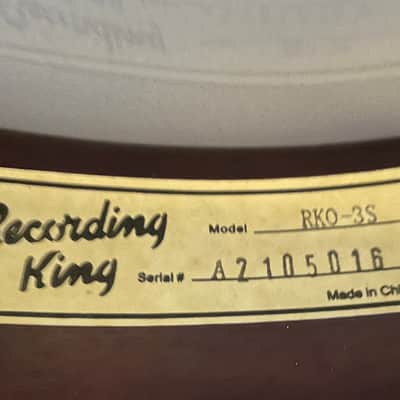 Recording King  RKO-3S 2021 image 4