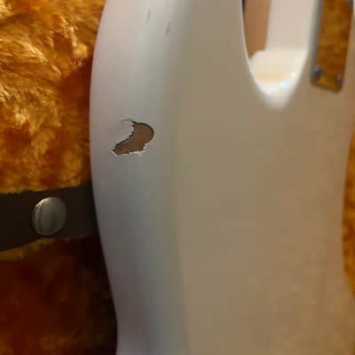 1994 Fender Jazz Bass F/L (Fretless) - White image 14
