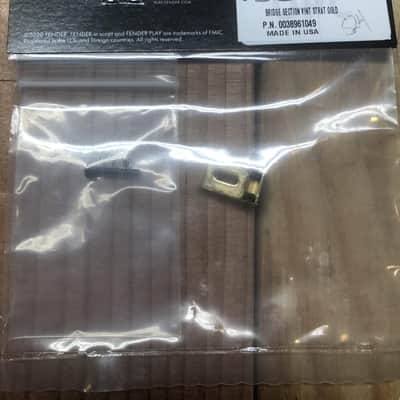 Fender American Vintage Strat Bridge Saddle Gold No Hardware (1 Saddle) image 2