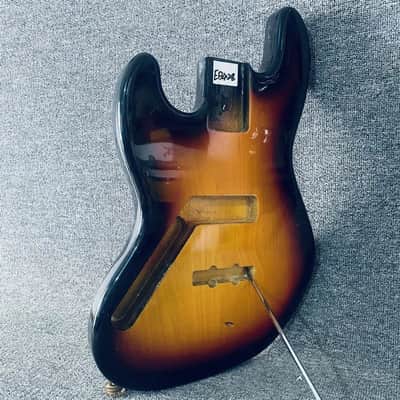 Tobacco Burst Left Handed Jazz Bass Body image 3