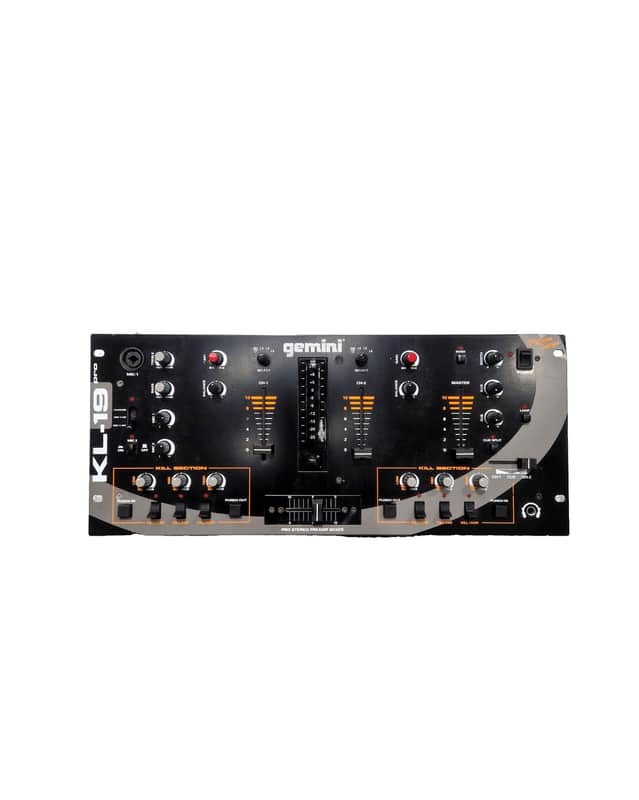 Gemini KL-19 Pro - DJ Mixer - Black DJ Mixer - 4-Channel - Good w/ Original Box image 1