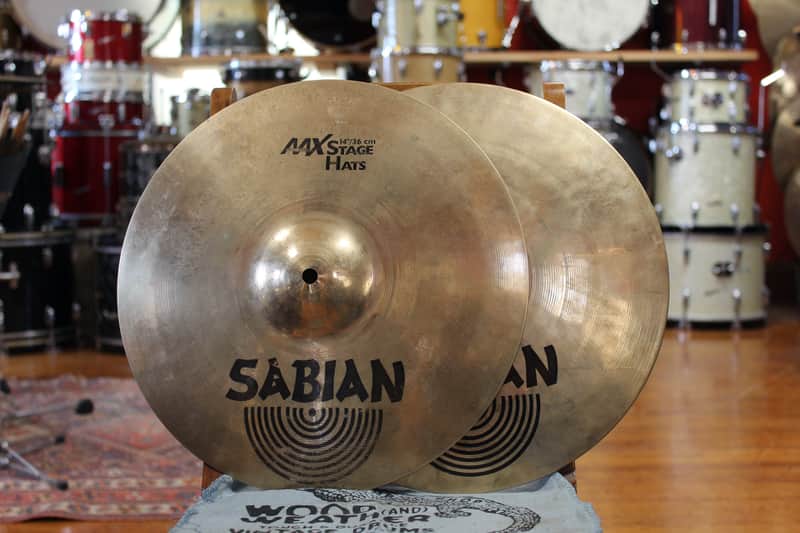 Sabian 14" AAX Stage Hats 982/1430g image 1