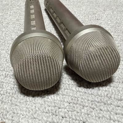 Aiwa DM-68 Stereo pair Vintage microphone w/cable, holder, case image 5