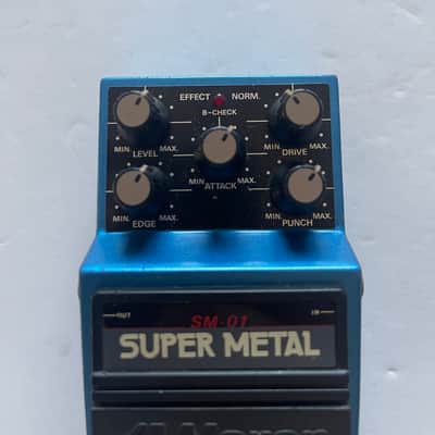 Maxon SM-01 Super Metal Distortion Rare Vintage Guitar Effect Pedal MIJ Japan image 2