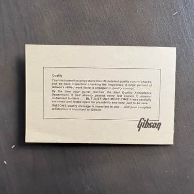 Gibson Vintage 1980’s Owners Manual Rare! “American Made, World Played” Les Paul SG image 13