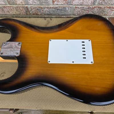 Vintage 1992 Fender Stratocaster American Vintage '57 (1957) Reissue Electric Guitar w/ Original Tweed Case, Paperwork! image 12