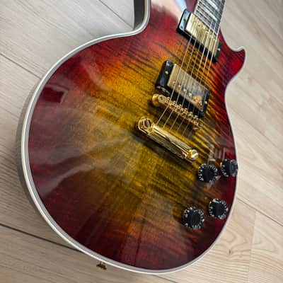 Gibson Custom Les Paul Axcess Custom Figured Top Electric Guitar - Bengal Burst #865 image 3