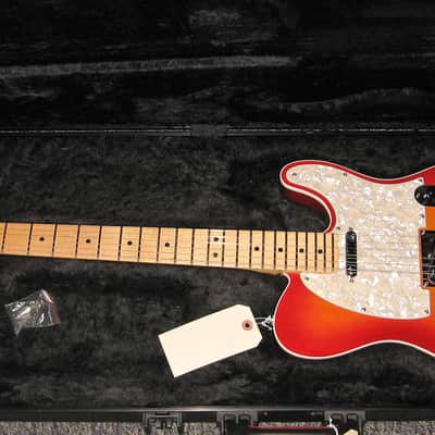 Fender American Deluxe Telecaster with Maple Fretboard OHSC 2014 - Aged Cherry Burst image 14