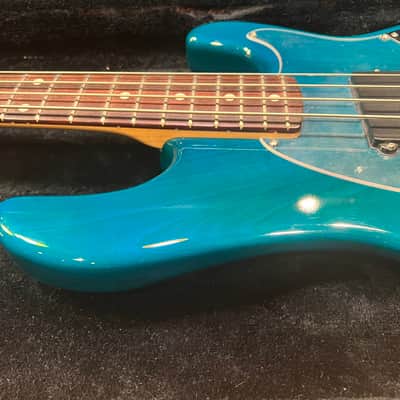 Ernie Ball / Music Man Sabre 3EQ 1987 USA - Sting Teal - Hardshell Case image 17