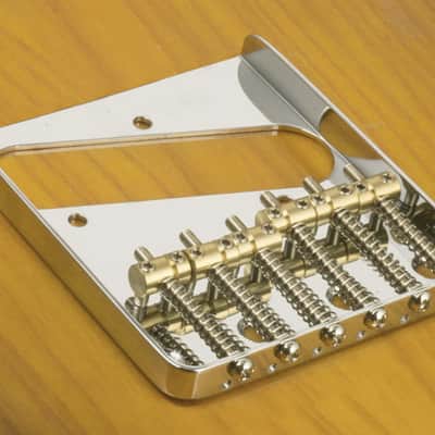 Telecaster® Vintage Style Bridge With 6 Brass Saddles image 4