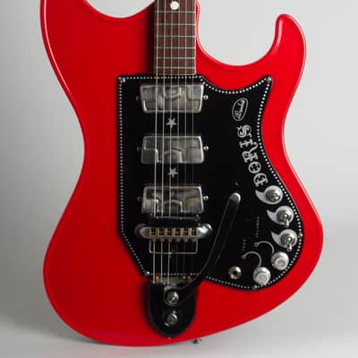 Wandre  Doris Solid Body Electric Guitar (1966), black gig bag case. image 3