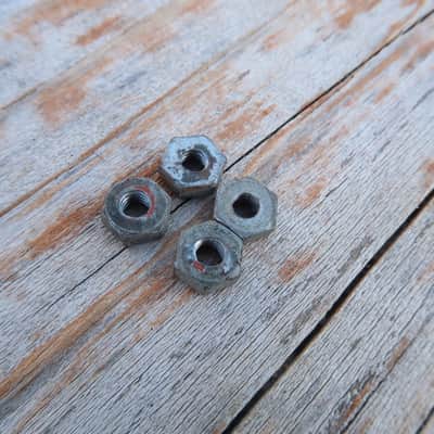Fender Bandmaster, Bassman speaker nuts 1955 vintage real image 3
