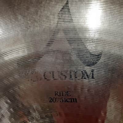 Zildjian 20" A Custom Medium Ride Cymbal 2002 - Present - Brilliant image 4