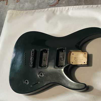 2000's Japan Jackson DKMGT Dinky Arched Top Forest Metallic Green Guitar Body Hard Tail image 2