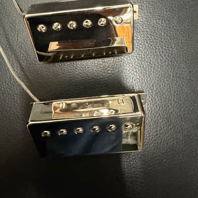 Gibson Custombucker Humbucker PAF Pickup Set 2024 - Nickel image 1