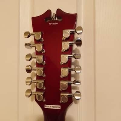 D'Angelico Premier DC 12-String 2018 Trans Wine image 7