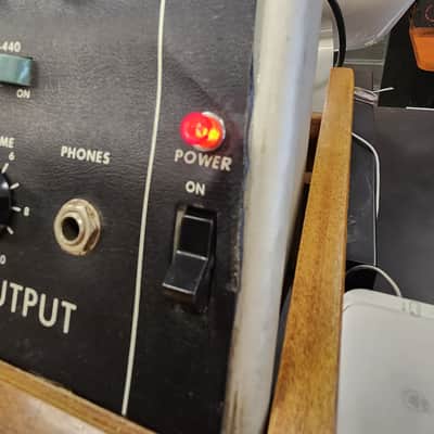 Moog Minimoog Model D 44-Key Monophonic Synthesizer 1971 - 1982 - Black / Wood image 9