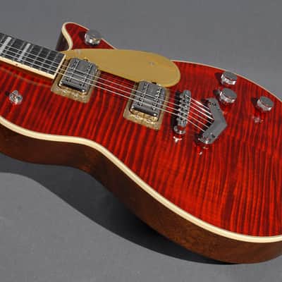 Gretsch G6228FM Players Edition Jet BT V-Stoptail Crimson Stain image 7