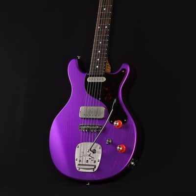 Deimel Guitar Works Doublestar RawTone Set-Neck - 2024 - Open Pore, Matt Purple Candy Metallic. NEW, (Authorized Dealer) image 22