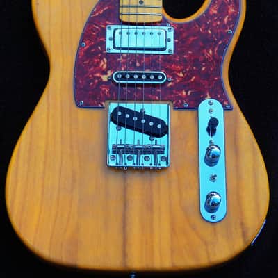 X-Light-Weight 6.5lb Brent Mason Style Nashville Guitar-Butterscotch Blonde Ash 12" Radius Maple Neck+ 7-Way Switch+ Frets Leveled, Crowned and Polished + Humbucker+ Full Setup + Tortoise Guard ! image 2