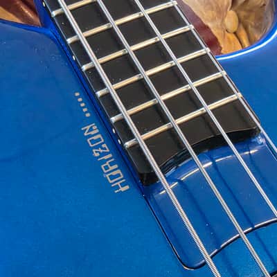 ESP Custom Shop Horizon Bass "The Smurf" Precision Jazz PJ Bass Guitar image 9