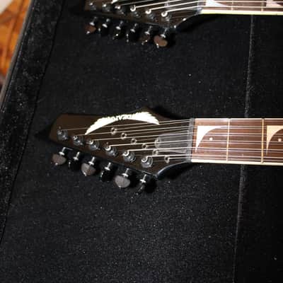 Dean VMNT - Dave Mustaine Doubleneck 6/12 Electric Guitar w OHSC - Black image 5