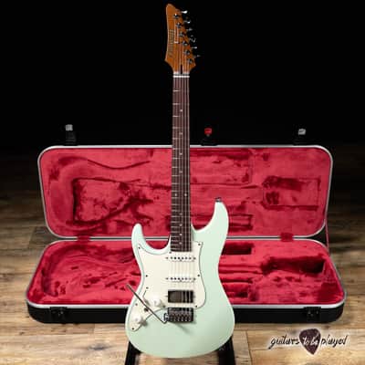 Ibanez AZ2204NWL Prestige HSS Left-Handed Guitar w/ Case – Mint Green image 1