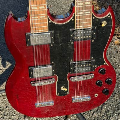 1979 Fernandes FSG-120 Double Neck W/OHSC Cherry Burny RSG-140 EDS-1275 12/6 Vintage Japan image 3