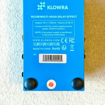 Klowra (Alabs) Stereo Tape Delay chorus flanger Pedal 32bit float Processing USB C Updates image 7